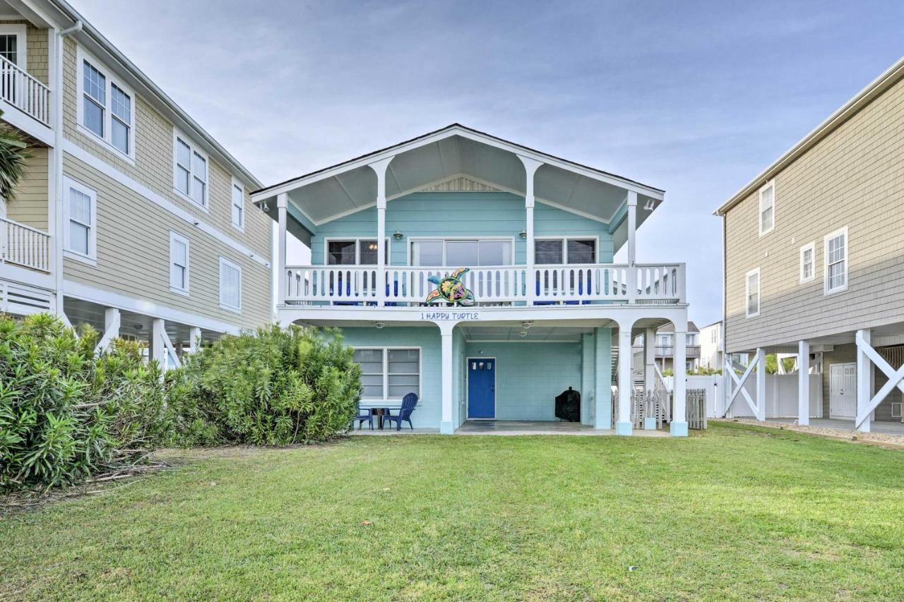 Pet-Friendly Second Row House Steps To Beach! Holden Beach Eksteriør bilde