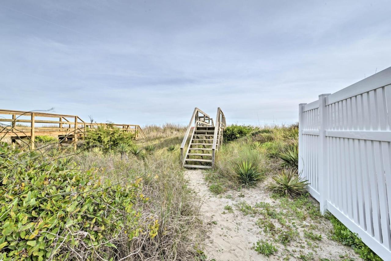 Pet-Friendly Second Row House Steps To Beach! Holden Beach Eksteriør bilde