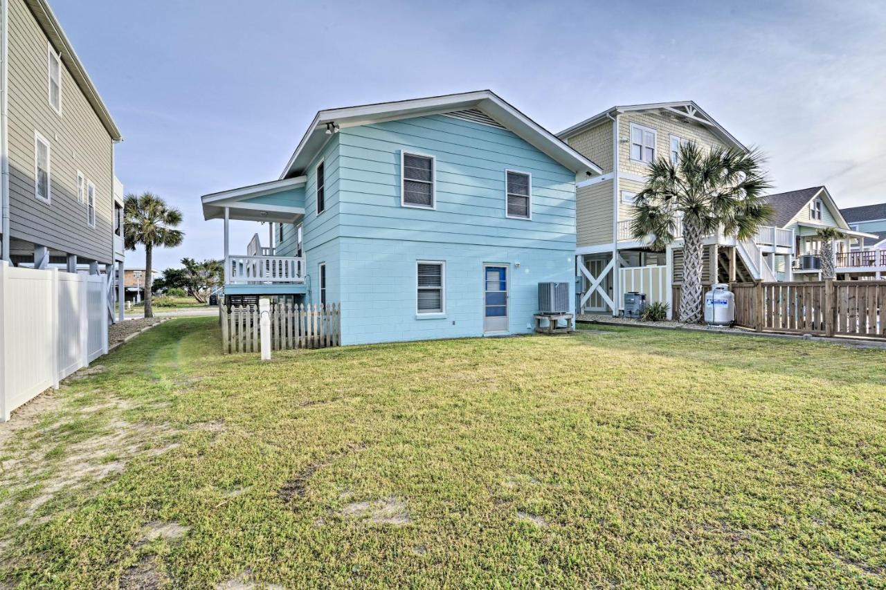 Pet-Friendly Second Row House Steps To Beach! Holden Beach Eksteriør bilde